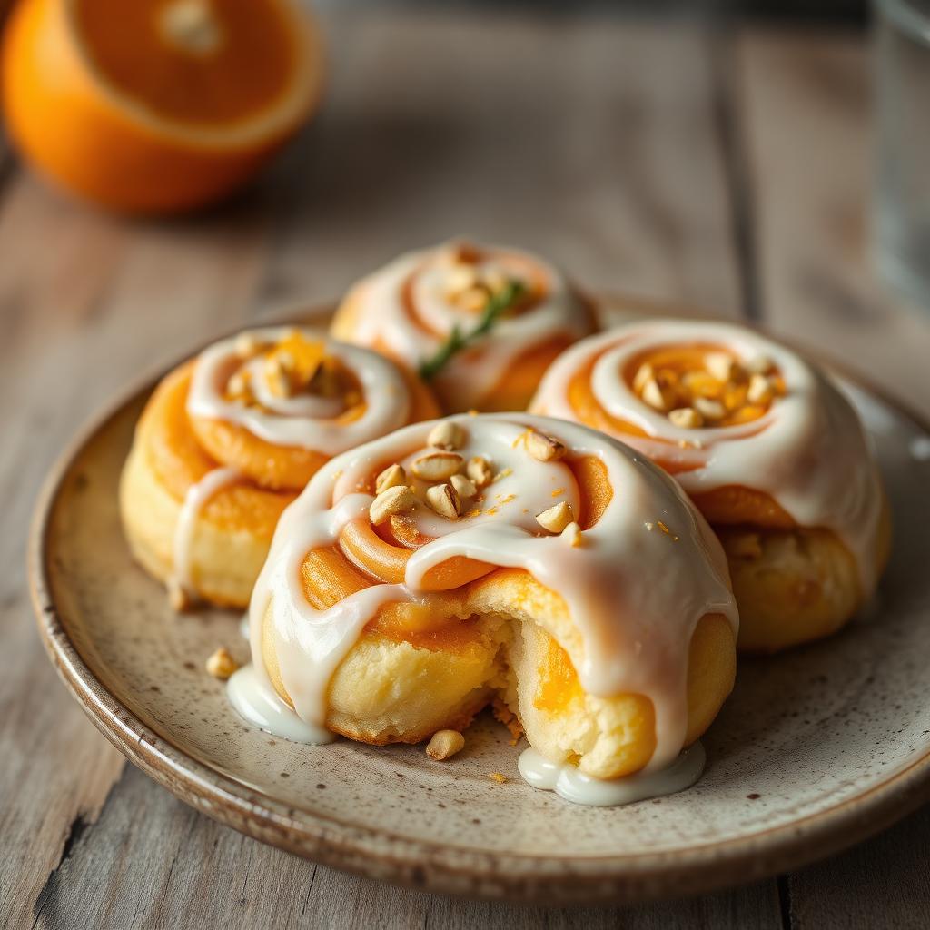 Orange Cardamom sweet rolls